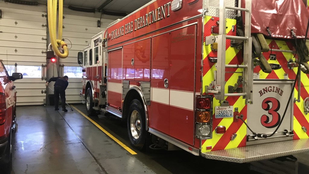 Spokane Fire Department fire engine