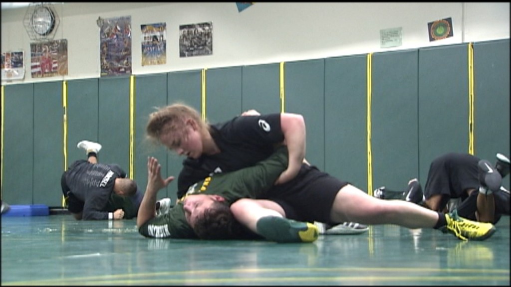 Shadle Park Senior Alicia Stewart has her sights set on a state wrestling title
