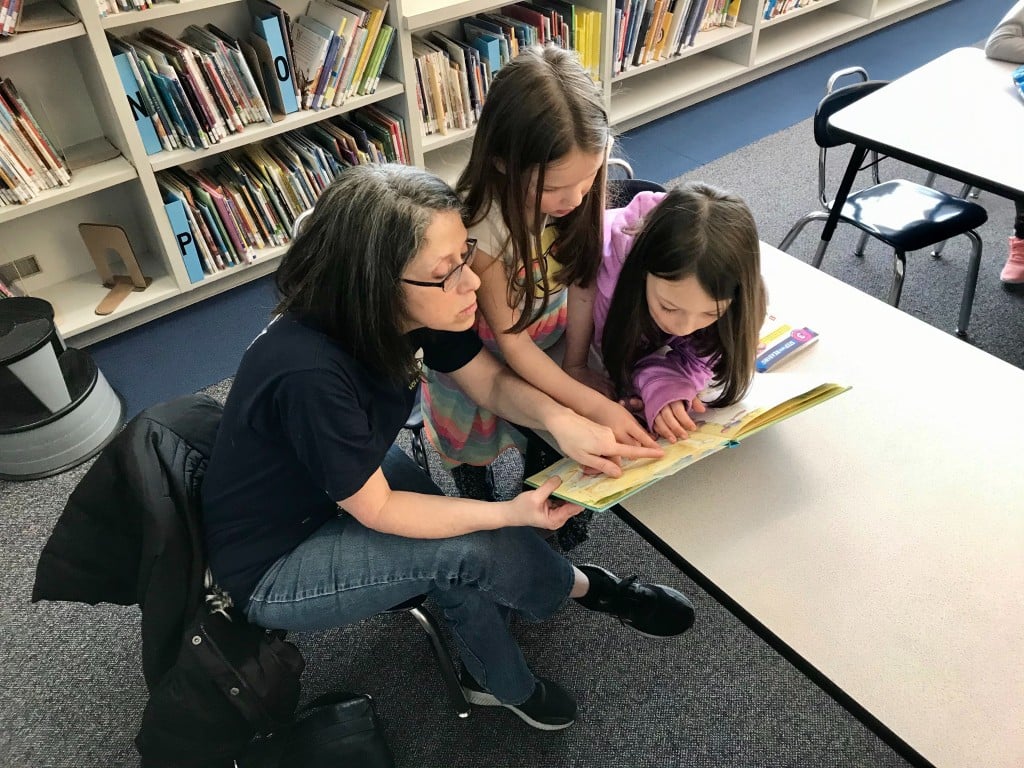 Adult and Child in Spokane County Reading Program