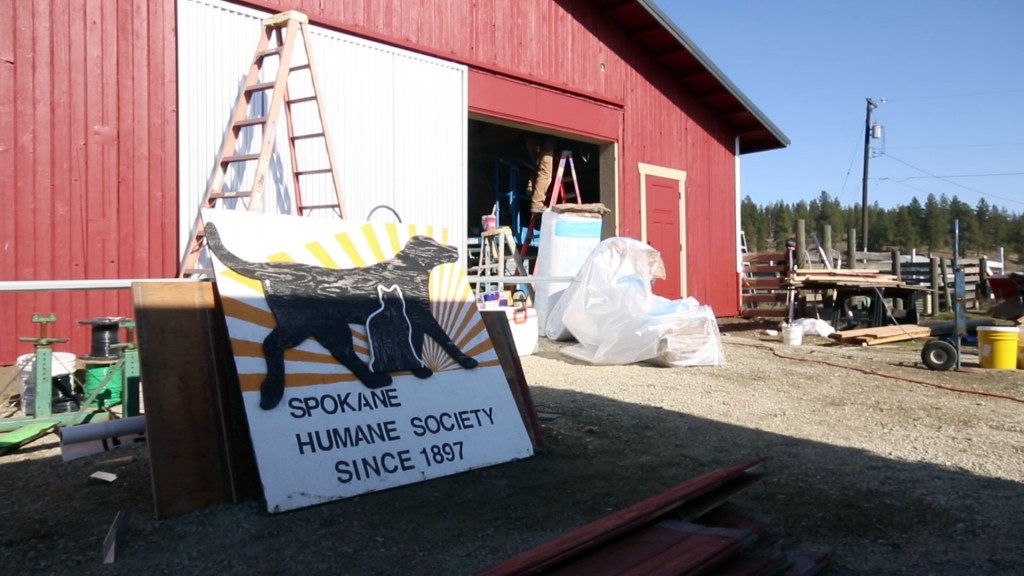 The Extreme Team renovates the Humane Society's Big Red Barn