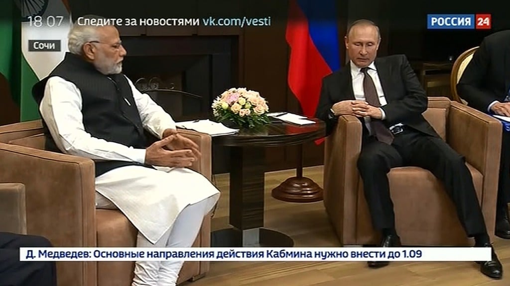India’s Modi hails ‘old-time friend’ Russia during Putin summit