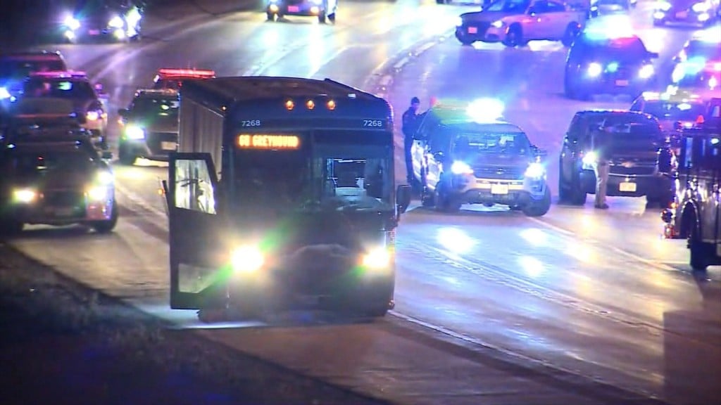 Reports of armed man on Greyhound bus spur police chase, arrest
