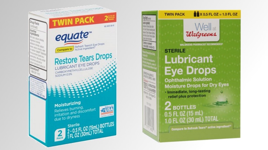 Several eye drops, ointment sold at Walgreens, Walmart recalled