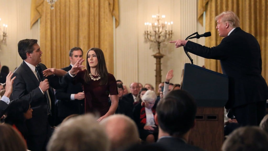White House pulls CNN’s Acosta’s pass after contentious news conference