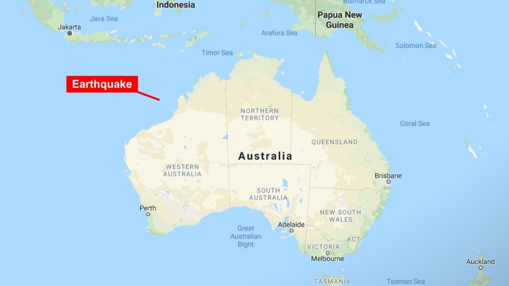 Earthquake rumbles off Australia’s west coast