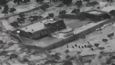 Al-Baghdadi raid images: US troops approaching