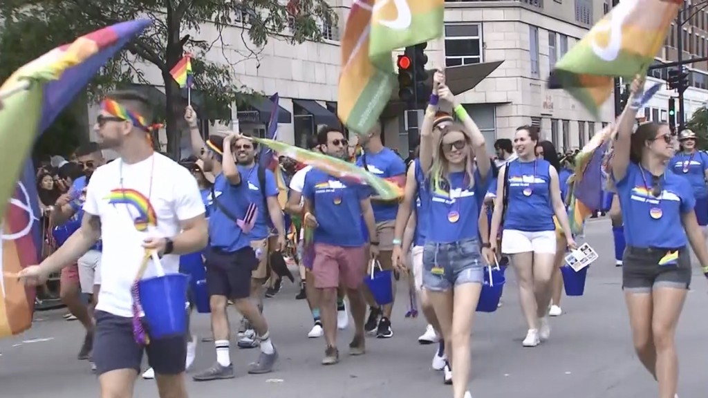 Marchers and crowds flood NYC streets to celebrate WorldPride