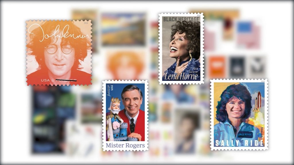 John Lennon, Sally Ride, Mr. Rogers: New USPS stamps for 2018