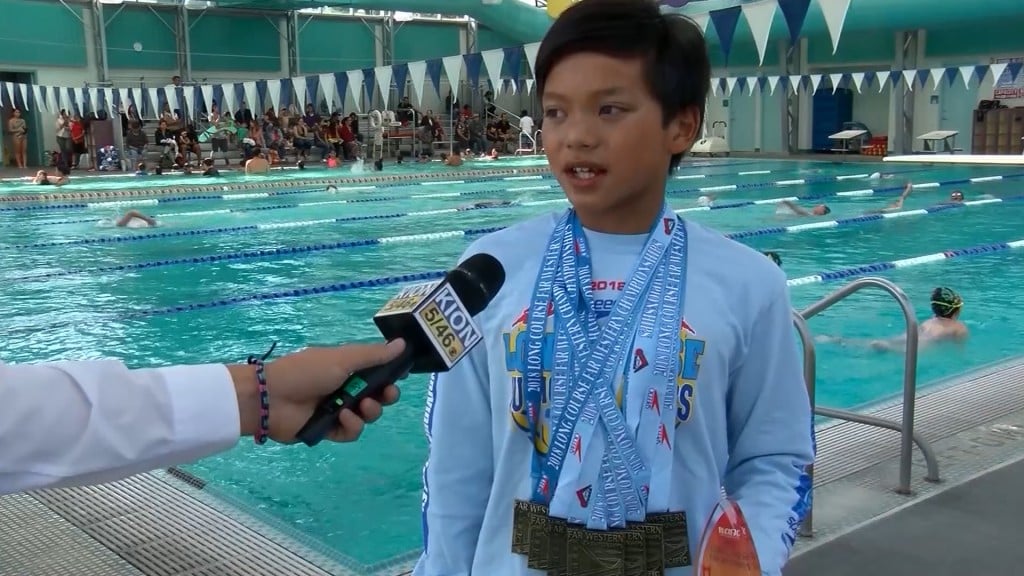 A 10-year-old named Clark Kent beat a Michael Phelps record