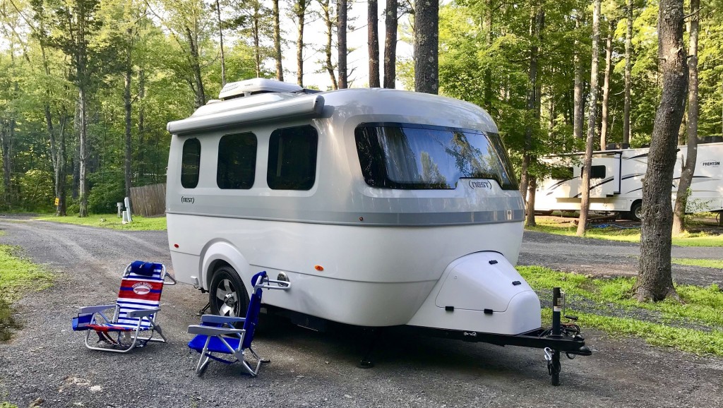 Camping for the first time in Airstream’s tiny new luxury trailer