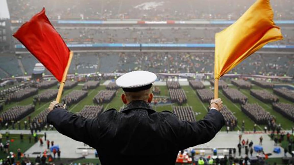 Academies say Army-Navy hand gestures were a game, not racist