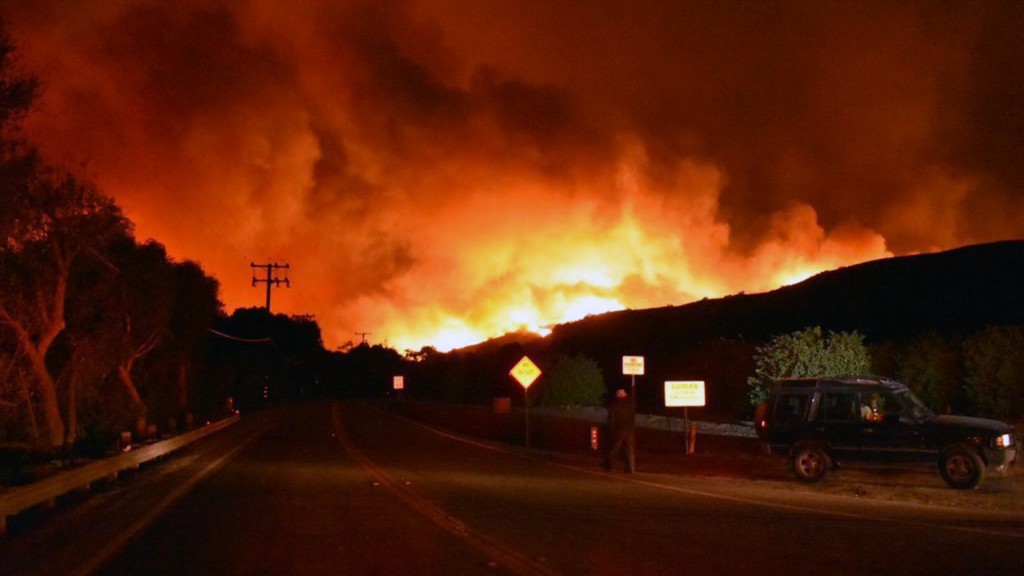 Wildfires rage across Southern California