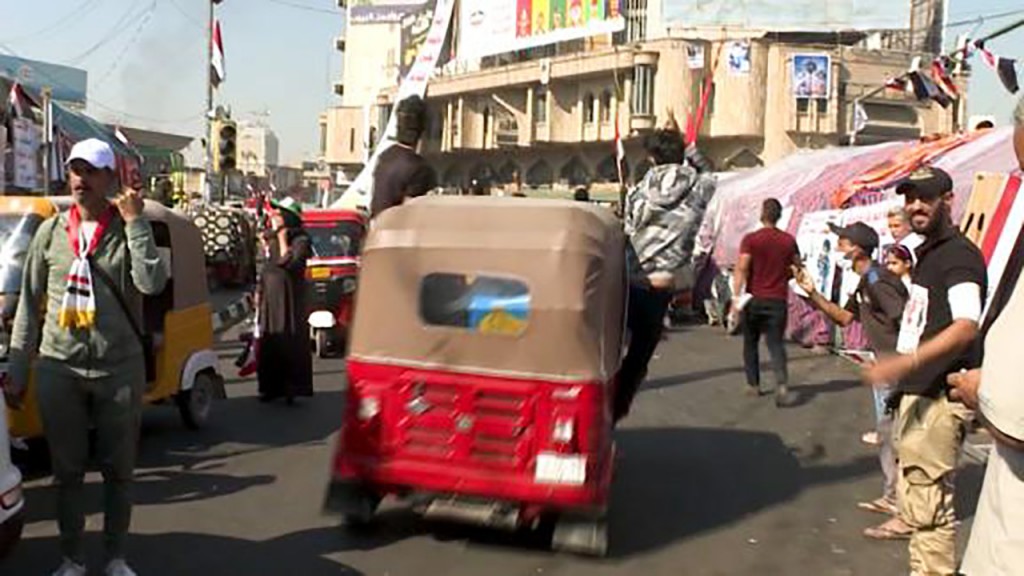 Tuk-tuk becomes symbol of uprising for Iraq’s protesters
