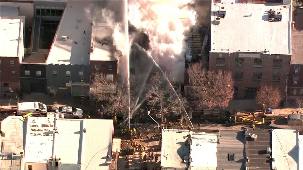 Possible gas explosion levels 3 Philadelphia row houses; search for missing to start