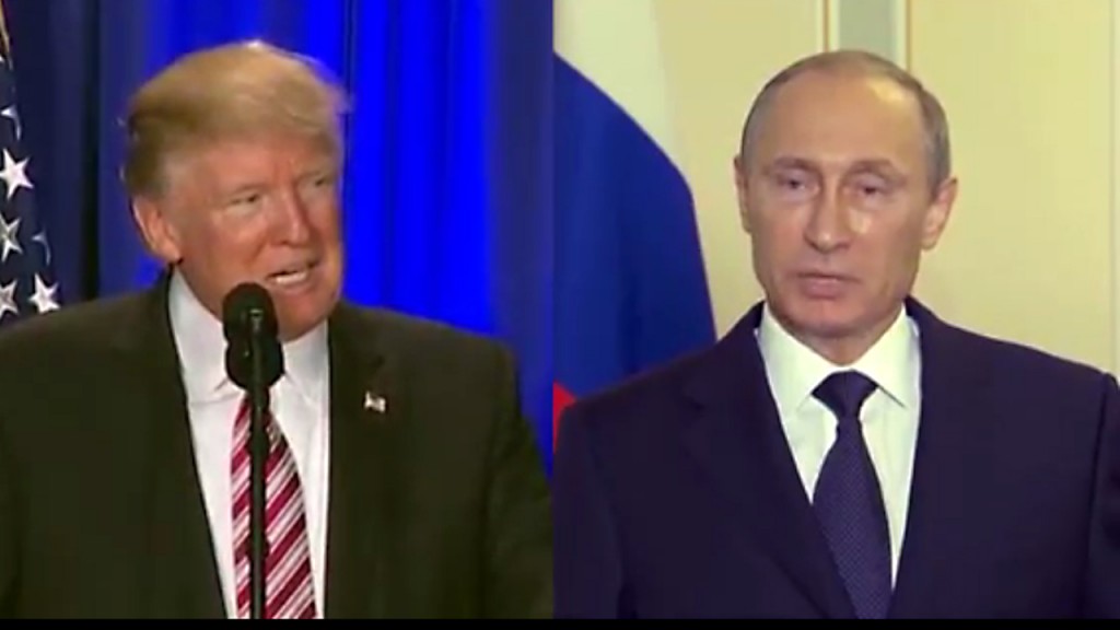 Trump congratulates Putin on winning re-election