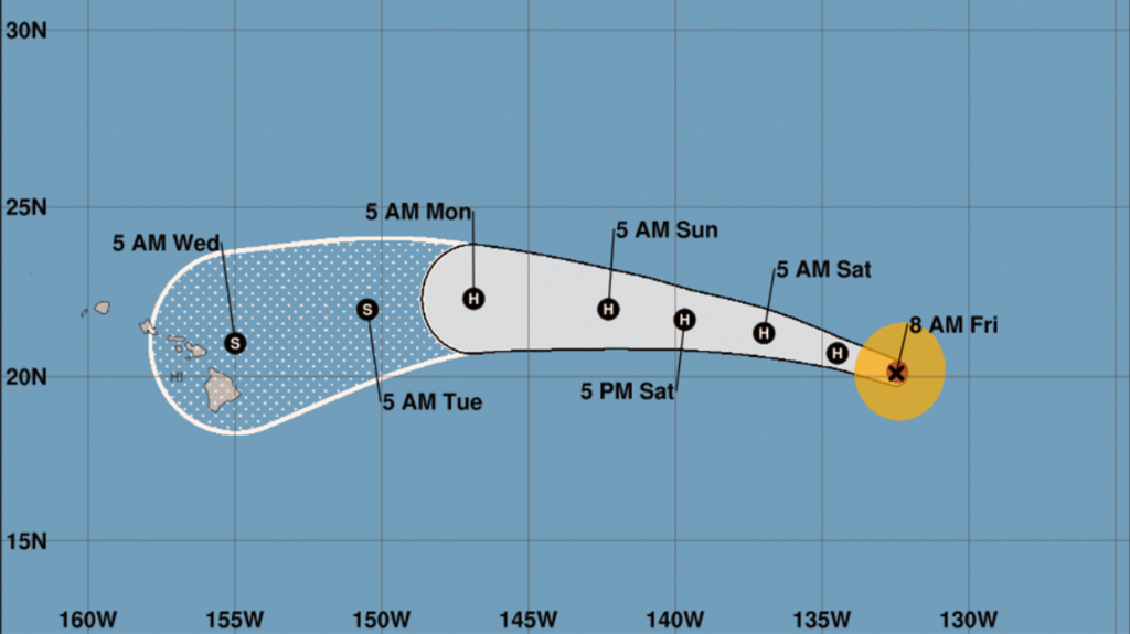 Another hurricane is barreling toward Hawaii