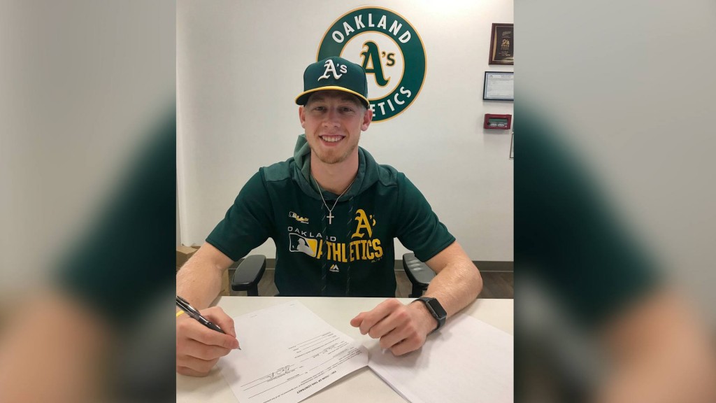 Oakland A’s sign man who threw 96-mph fastball