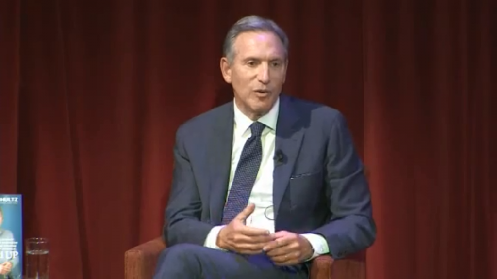 Howard Schultz apologizes after claim about military experience