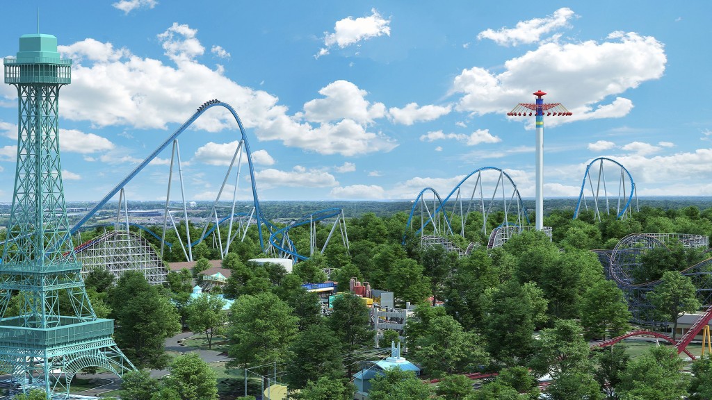 Ohio theme park unveils ‘giga coaster’ with 300-foot drop