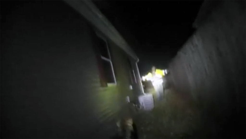 Body cam captures suspect biting K-9 dog