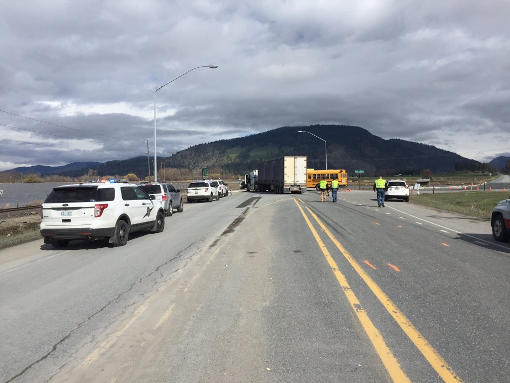 Drivers in school bus crash near Colville identified