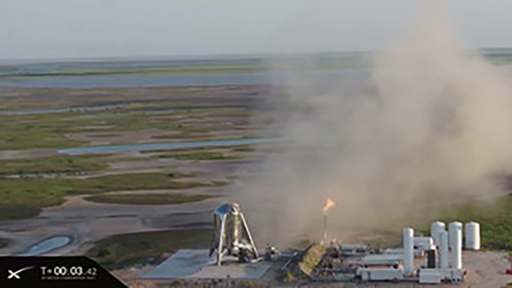 Watch SpaceX’s scrapped Starship test