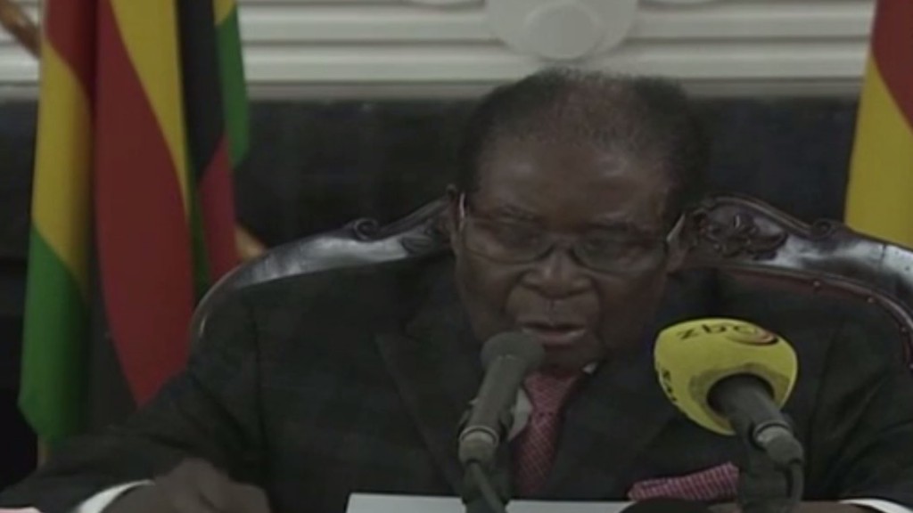 Zimbabwe: Mugabe speaks but doesn’t resign