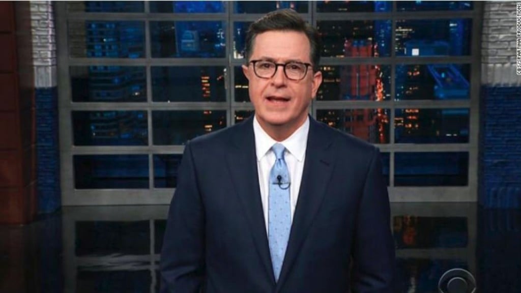 Stephen Colbert addresses workplace misconduct allegations against CBS executive