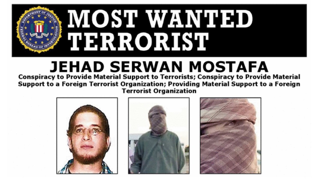 FBI offers $5 million to find US citizen on Most Wanted Terrorist List