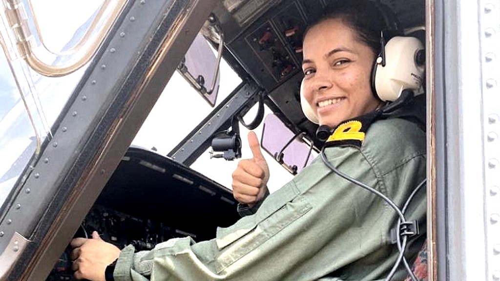 Indian Navy welcomes its first woman pilot
