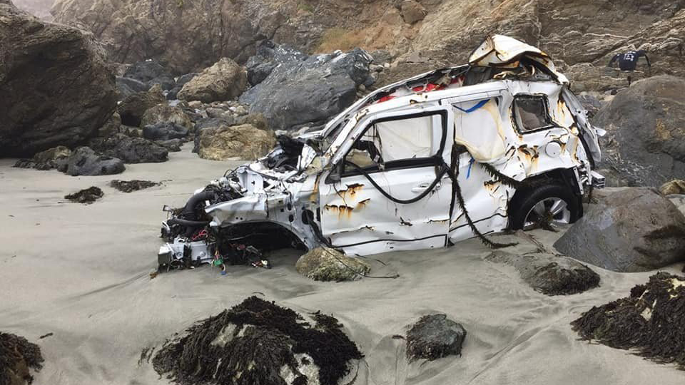 Woman survives 7 days after SUV plunges off cliff