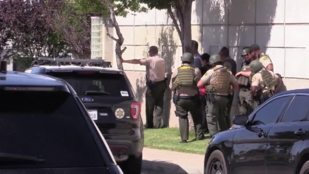 A possible sniper is on the run after wounding a deputy in Southern California