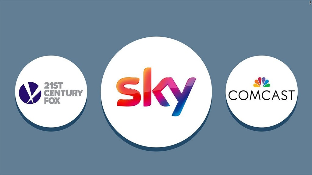 Comcast outbids 21st Century Fox for Sky