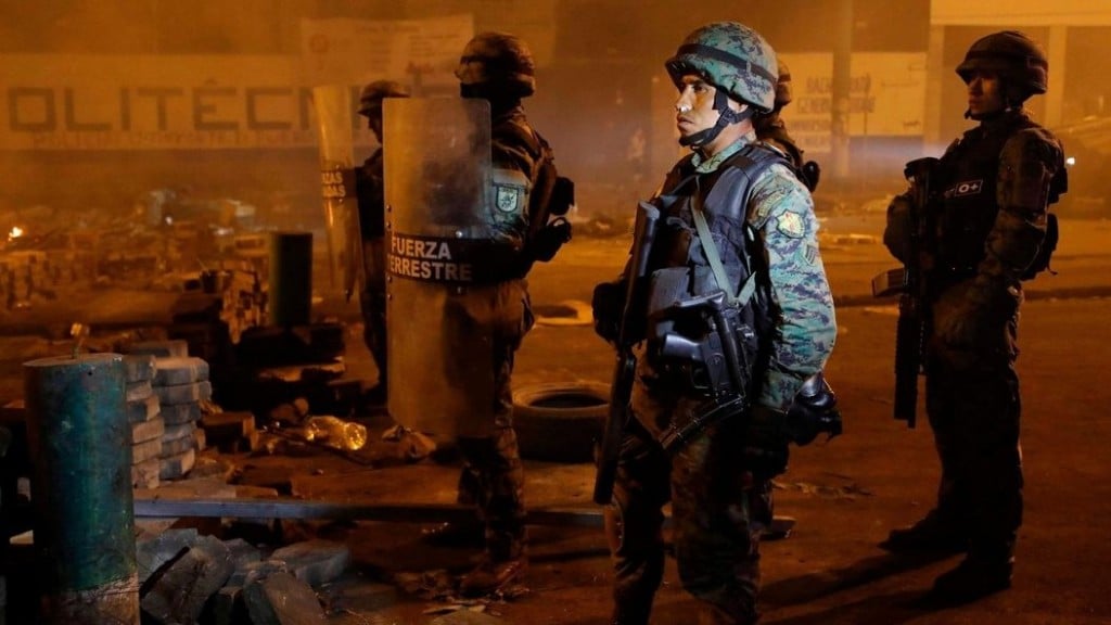 Ecuador extends curfews after violent protests