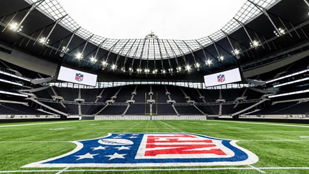 NFL plays its first game at new London stadium with retractable pitch