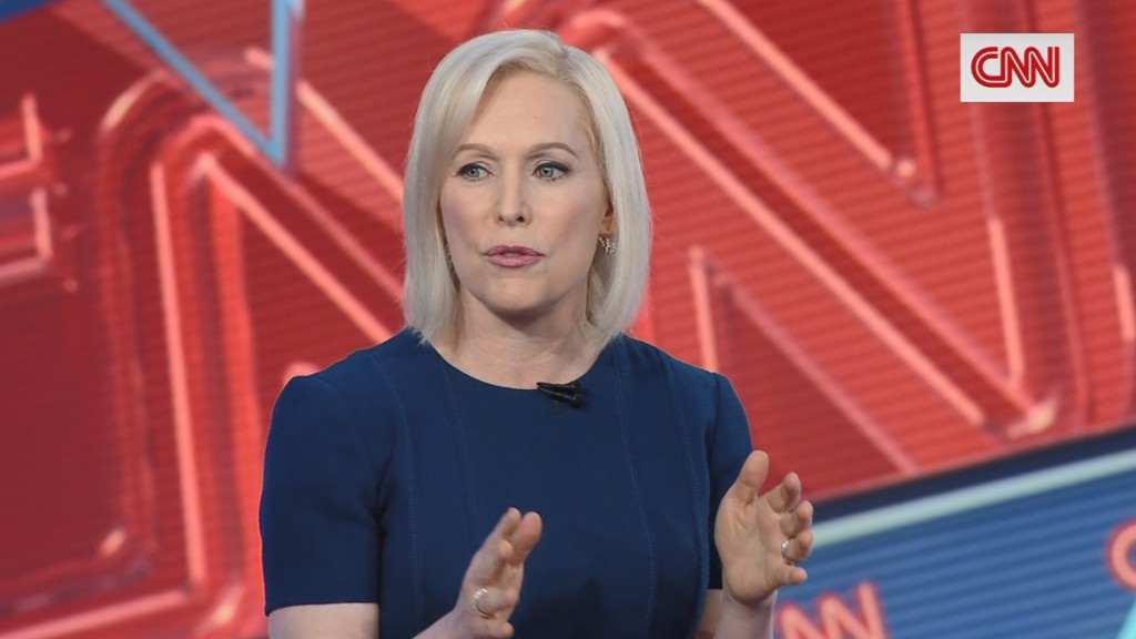 Kirsten Gillibrand trails the pack with $3 million in first quarter