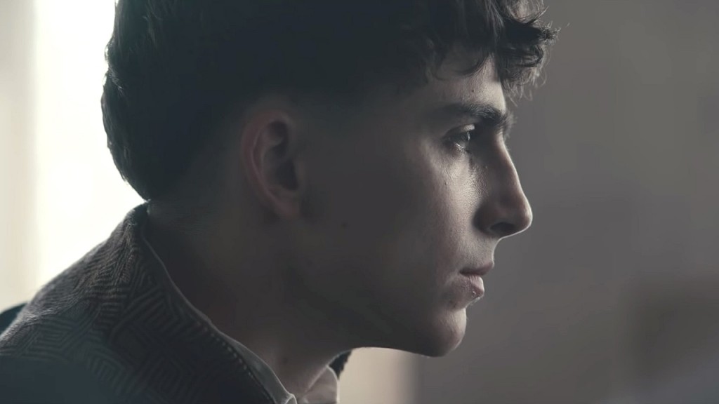 Timothée Chalamet feels the weight of the crown in ‘The King’
