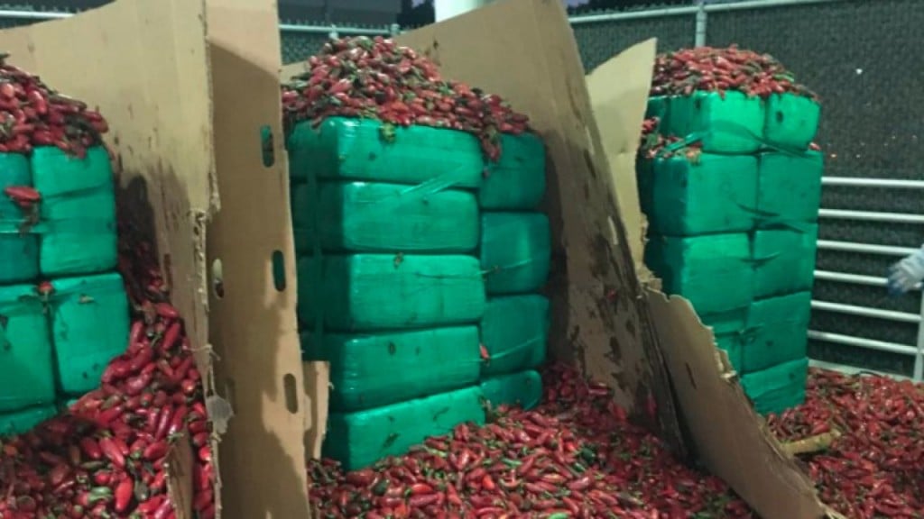 Nearly 4 tons of weed discovered inside a shipment of jalapeños