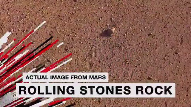 NASA names Mars rock after The Rolling Stones