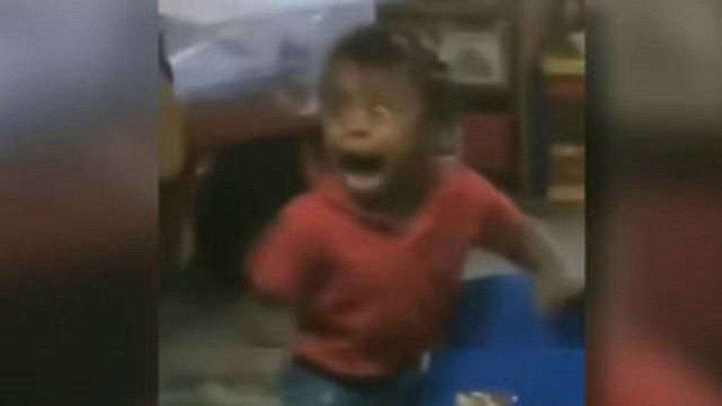 Family sues over viral video of scared toddler