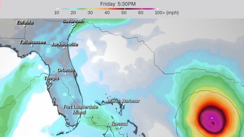 Hurricane Dorian threatens disaster in the Bahamas