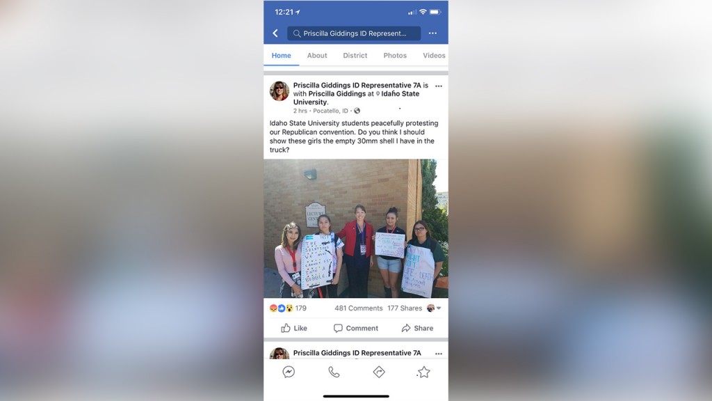 Idaho GOP lawmaker criticized over social media post