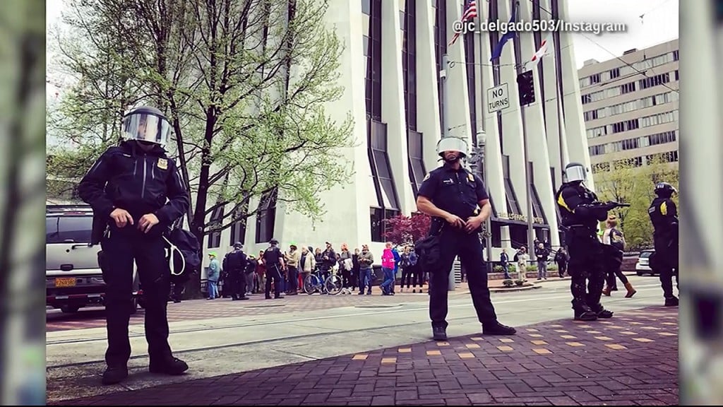May Day turns violent in Portland