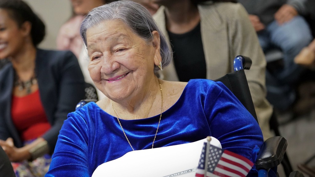 Woman, 106, takes US citizenship oath on Election Day