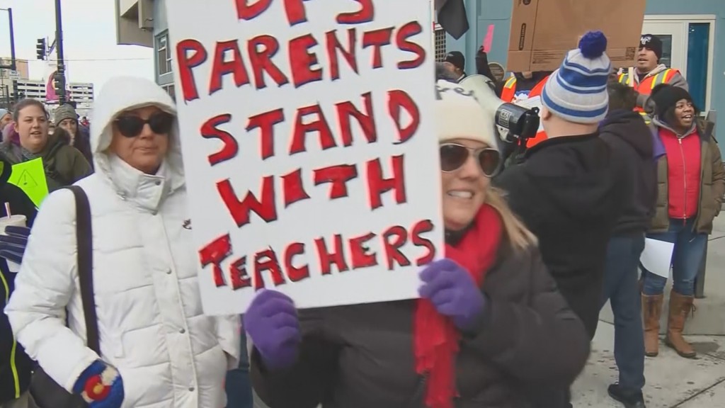 Denver teachers keep losing money as they strike for more pay