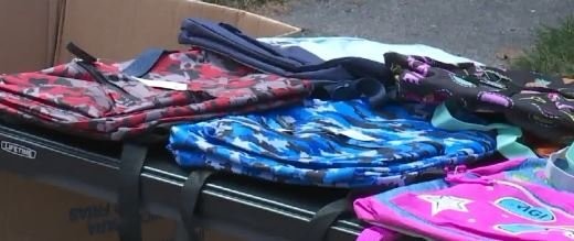 Michigan mom gives out over 200 backpacks