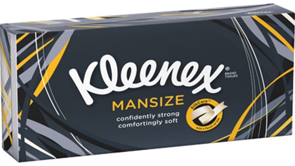 Kleenex rebranding its ‘mansize’ tissues after complaints of sexism