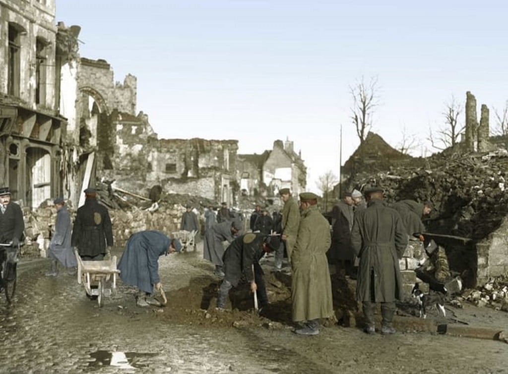 Colorized images from WWI