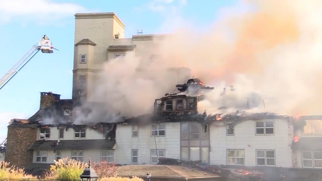 Pocono Manor Resort devastated by fire