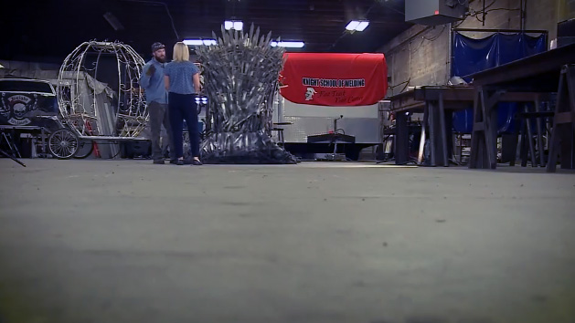 Kentucky welder makes homemade replica of throne in ‘Game of Thrones’